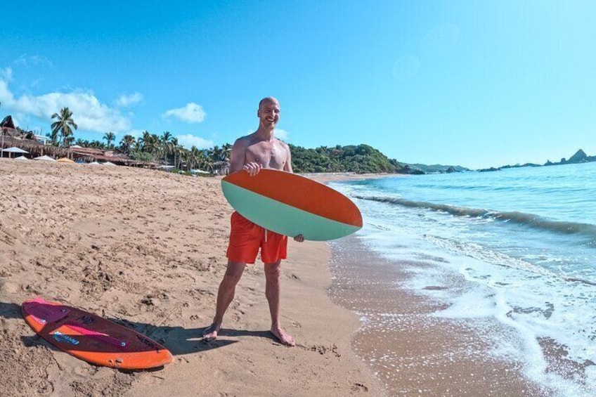 Skimboarding Class with World Champion in Brisas de Zicatela