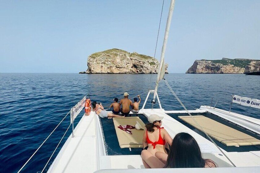 Porto Conte Sunset catamaran excursion with aperitif
