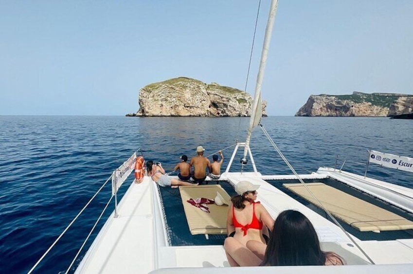 Porto Conte Sunset catamaran excursion with aperitif