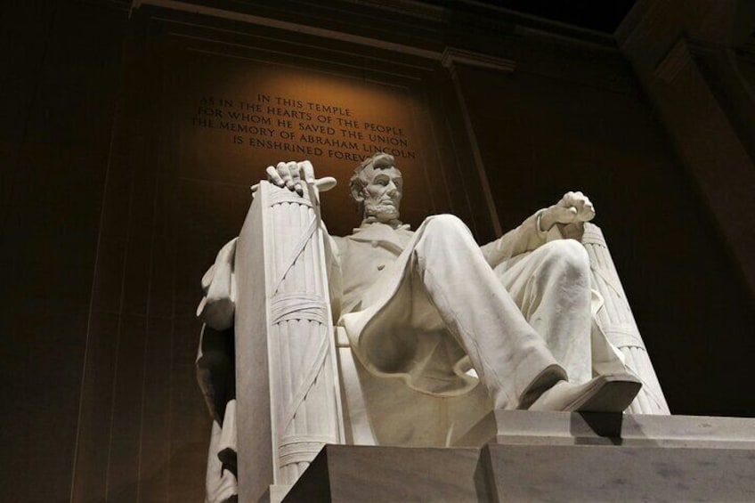 Inside Lincoln Memorial, Washington D.C.