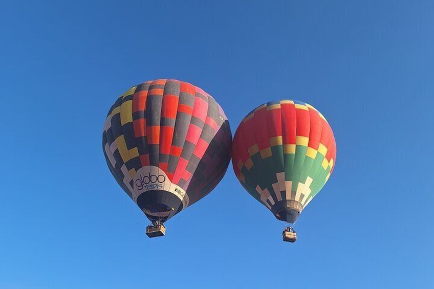 All-inclusive hot air balloon flight over Teotihuacan