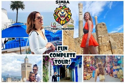 Fun VIP Tour: Tunis, Sidi Bou Said, Carthage | PICKUP ALL CITIES!