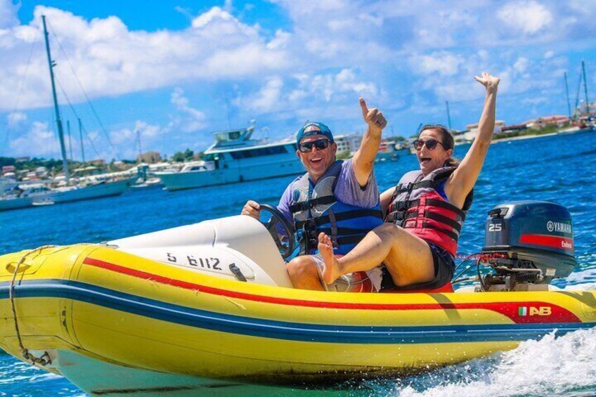 4 Hour Mini Speed Boat Tour of The Beaches, Caves, Snorkeling 