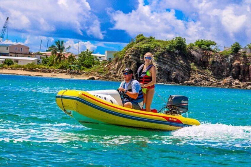 4 Hour Mini Speed Boat Tour of The Beaches, Caves, Snorkeling 