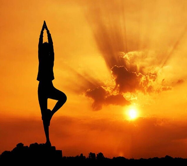 Varanasi: Morning Yoga on the Bank of the Ganga River