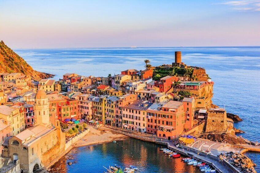 Cinque Terre Sunset Cruise with Aperitif