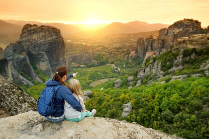 Meteora: Excursión al Atardecer con Monasterio y Cueva del Ermitaño