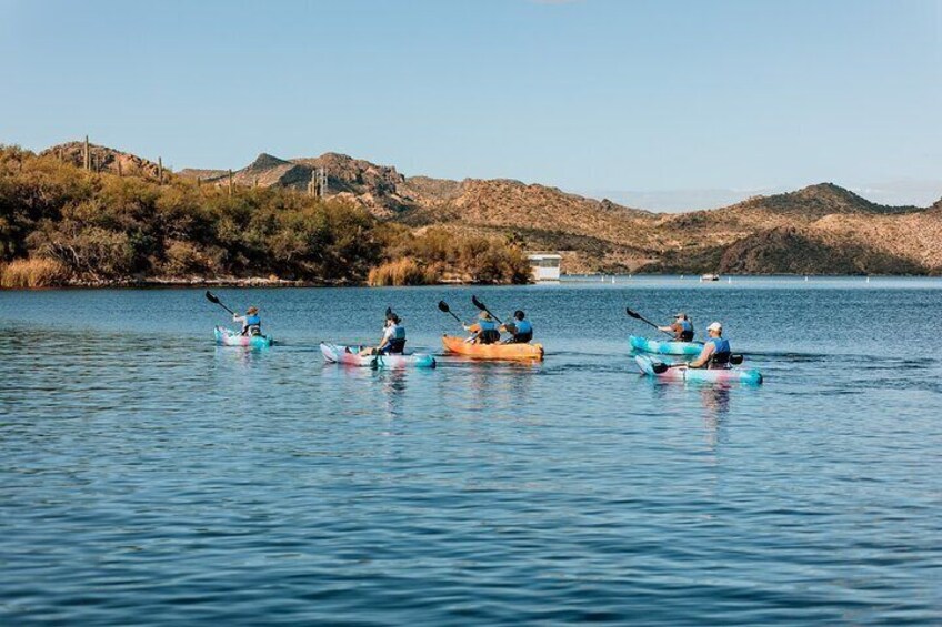 Paddle Boarding and Kayaking Tour in Canyon Lake