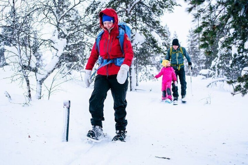  Snowshoe Adventure in Saariselkä