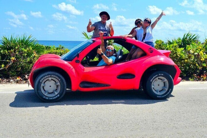 Private Cozumel Buggy Adventure with Snorkeling Tequila and More