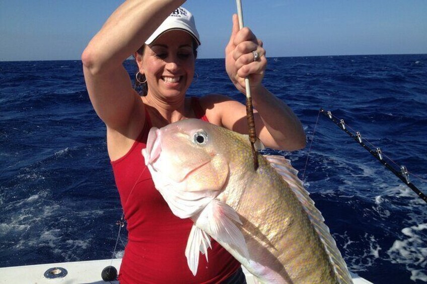 A Beautiful Golden Tile Fish