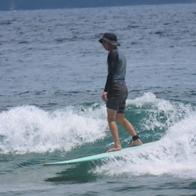 Zonnige surfschool Gili Trawangan Kaartje