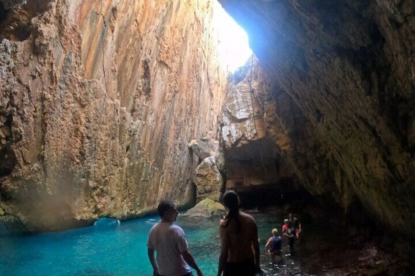 Kayak excursion to Cala de Moraig and Cala Llebeig and Cala Testos