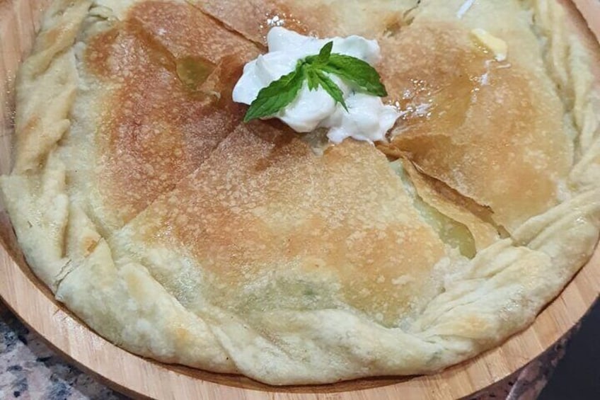 Private Traditional Albanian Lakror Cooking Class in Ksamil