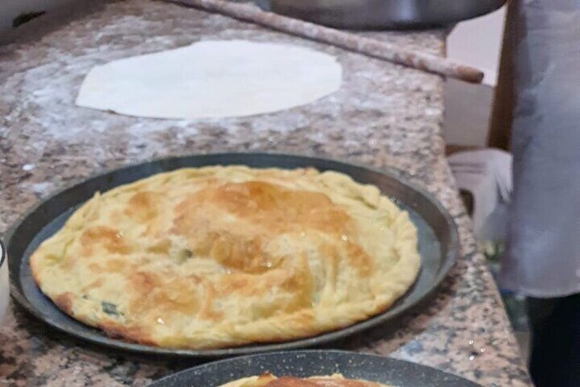 Private Traditional Albanian Lakror Cooking Class in Ksamil
