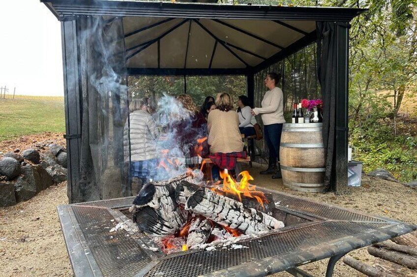 Fireside Wine Tasting