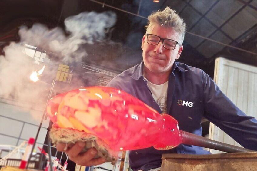 Glass Blowing Show Visit Murano Glass Factory and Showroom