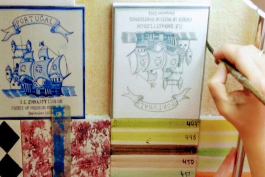 Private Day Tour Tile museum, Lisbon bridges & workshop in tiles