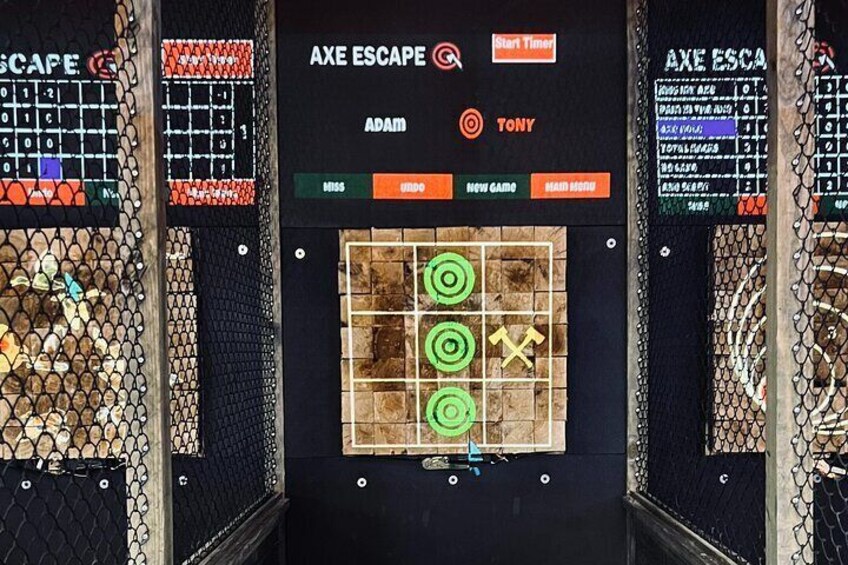 Private 1 Hour Axe Throwing Experience in Texas