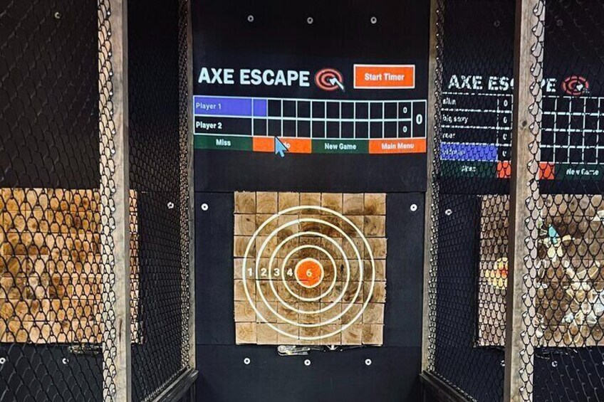 Private 1 Hour Axe Throwing Experience in Texas