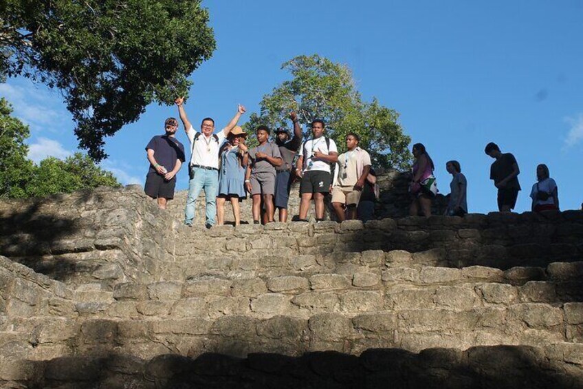 Chacchoben Mayan Ruins and Seven Colors Lagoon