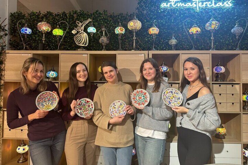 Paint and Sip Classes Sydney: Ceramic Plates & Bowls