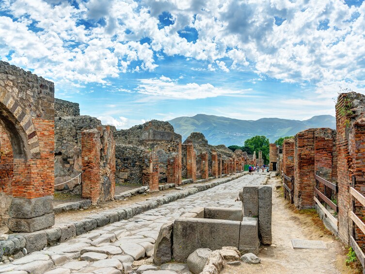 Skip-the-line guided tour of Pompeii ruins with archaeologist