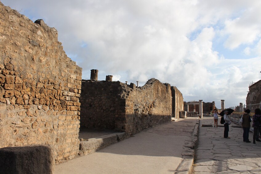 Skip-the-line guided tour of Pompeii ruins with archaeologist