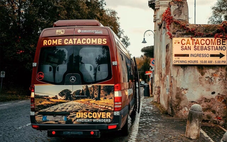 Big Bus Rome Catacombs Guided Tour with Entry Ticket and Transfer