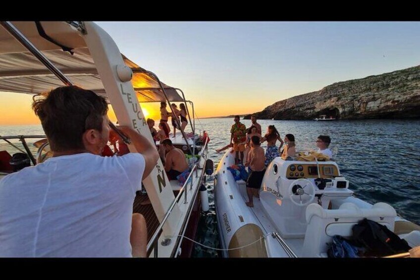 3 Hours Boat Tour to the Caves of Santa Maria di Leuca