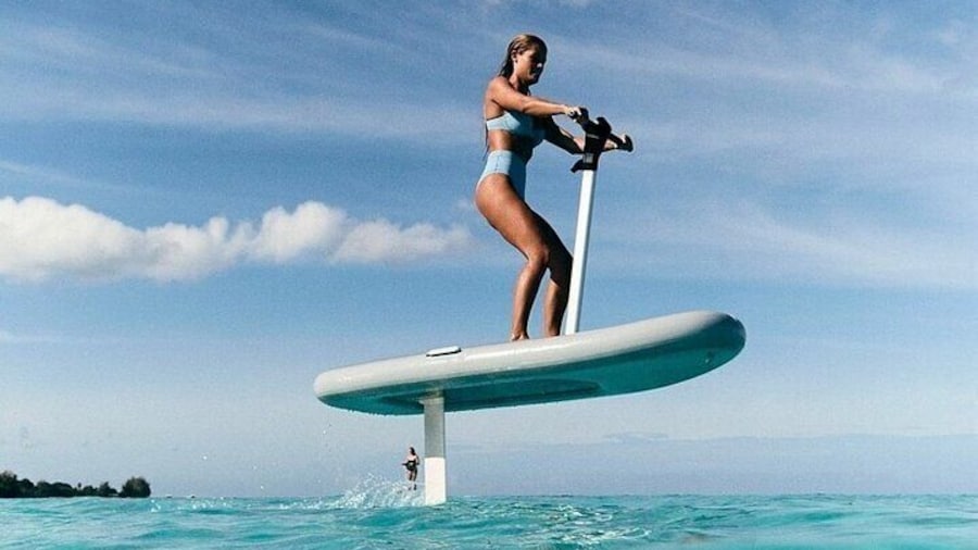 Fly Above The Sea on a Flite Scooter