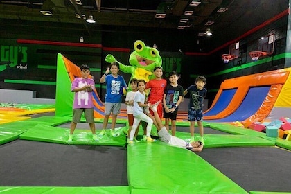 2 Hours Trampoline, Playground, Rope Park with 5 Attractions
