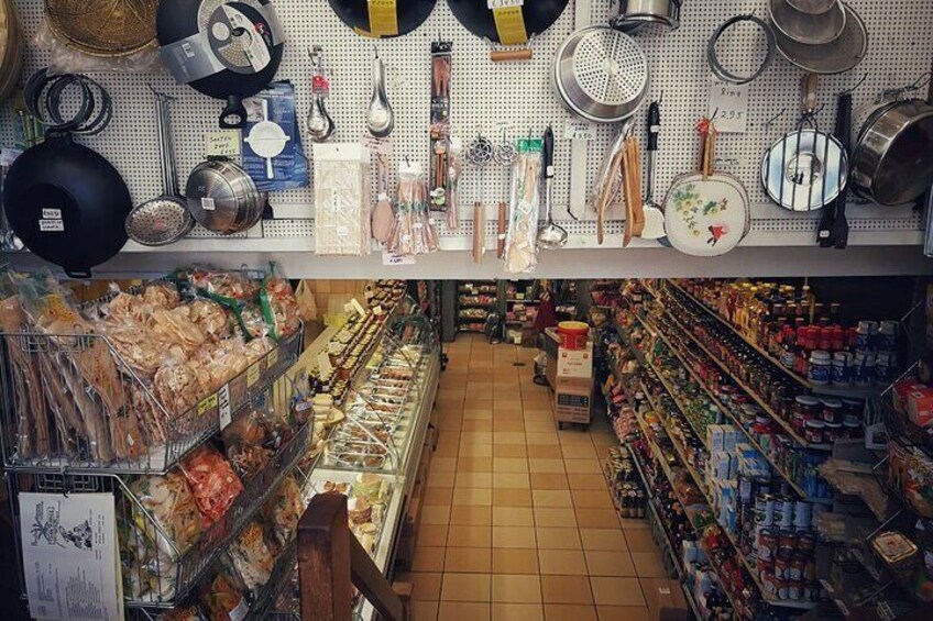 Visiting family owned shops
