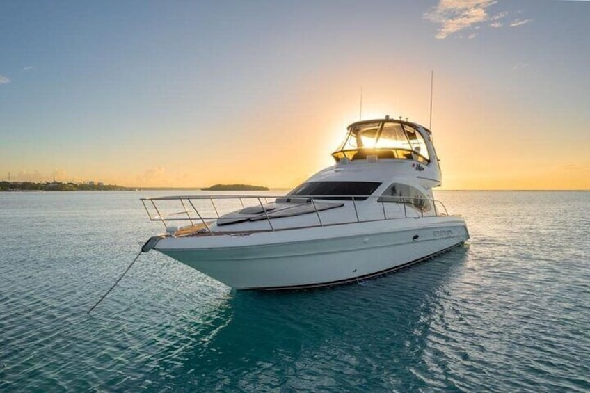 Private 3 Hour Sunset Cruise On A 50' Luxury Yacht With Captain