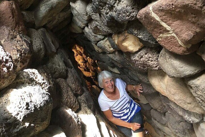 Inside the Nuragic fortress