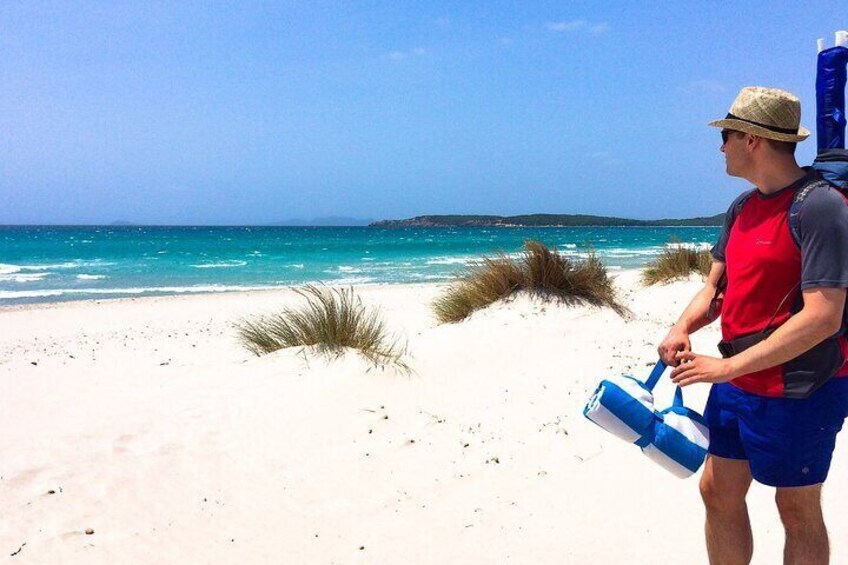 Porto Pino beach