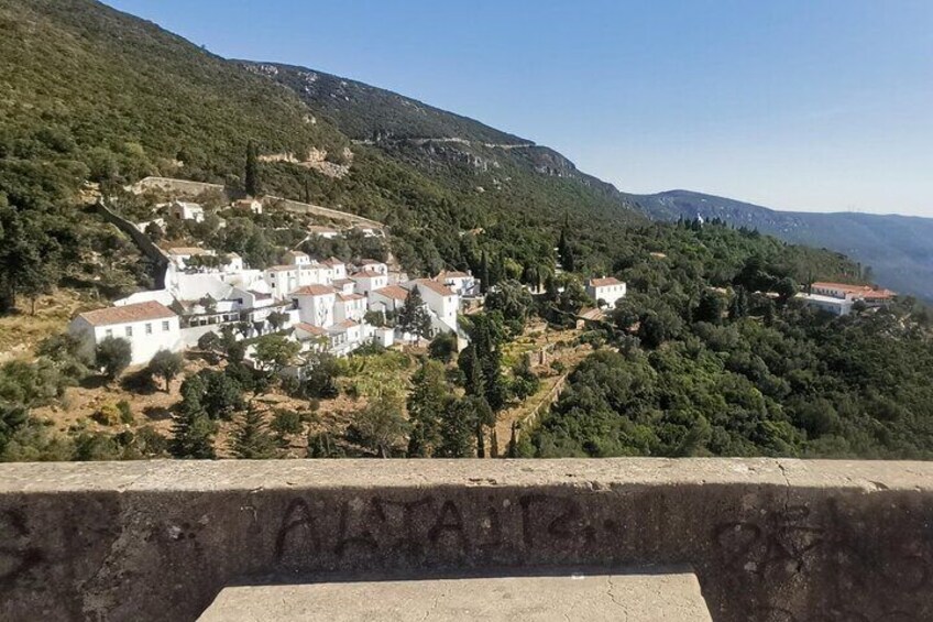 Arrábida Natural Park Palmela Castle tiles and Wine from Lisbon