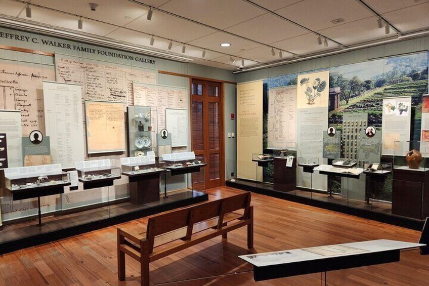 Exhibit at Monticello Visitor Center