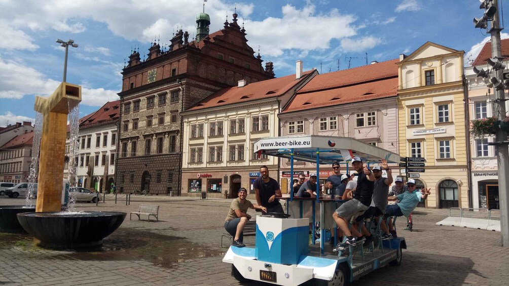 Picture 5 for Activity Pilsen: 1.5-Hour Beer Bike with Unlimited Beer