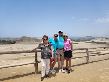 Temples of the Sun and the Moon from Salaverry Port