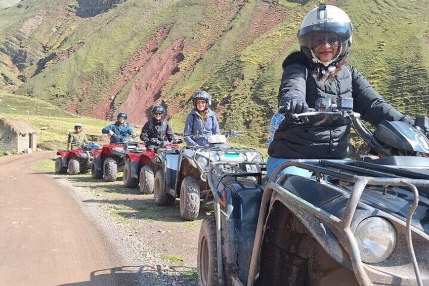 rainbow mountain Atv tour //zero hiking//