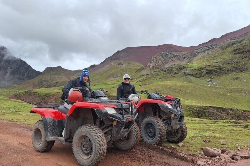 rainbow mountain Atv tour //zero hiking//