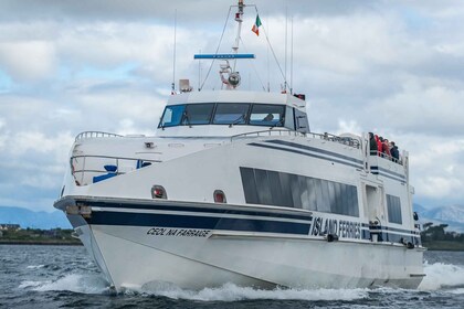 Connemara/Galway: Inis Meáinin lauttakuljetus takaisinpäin