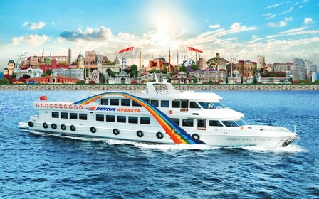 Istanbul: Sightseeingcruise i Bosporos med mulighet for solnedgang