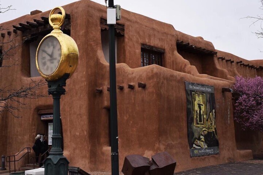 Corner of the New Mexico Museum of Art