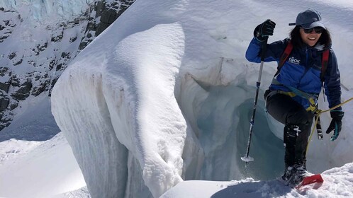 Vanuit Queenstown: Combo van Mount Cook Heli-wandeling en bustocht