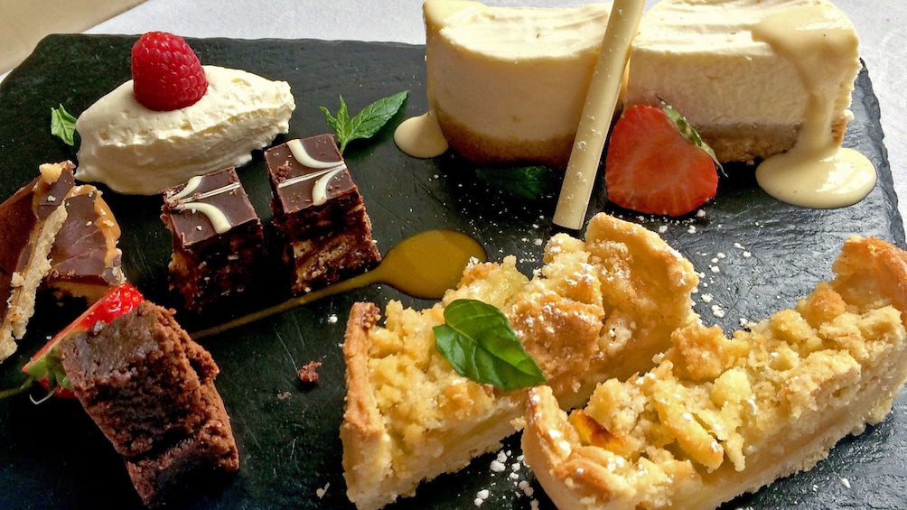 Appetizing dessert on display in Ireland