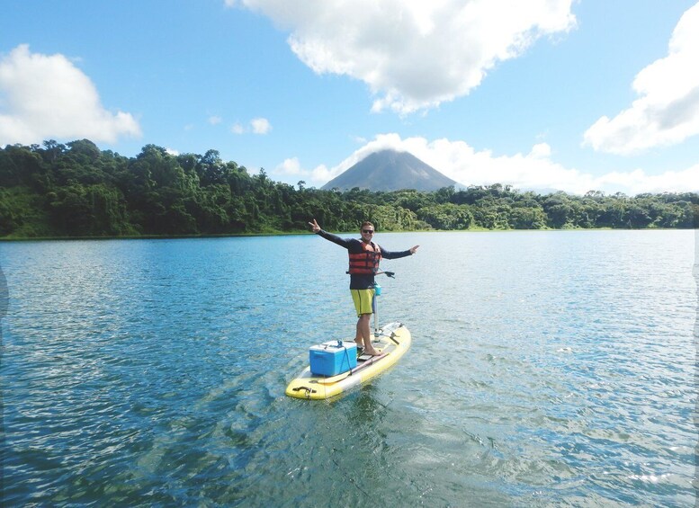 Picture 2 for Activity La Fortuna: Private Pedal Board at Lake Arenal - half day