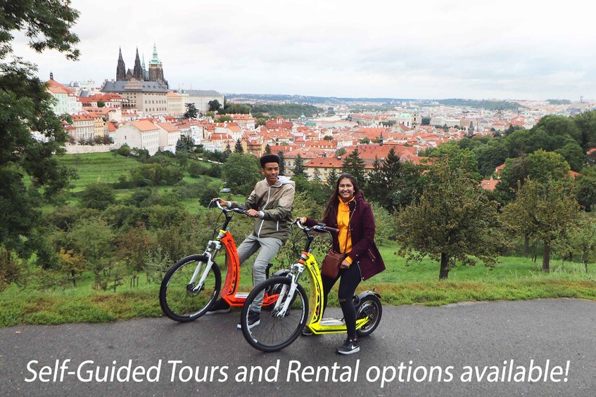 Prague: E-Bike/E-Scooter Viewpoint Tour