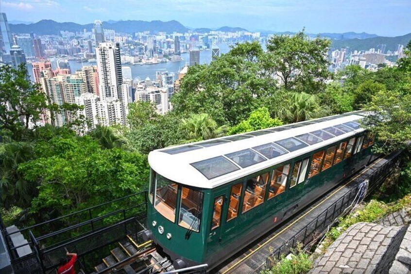 Peak Tram Ride Dim Sum Tasting and Hong Kong City Guided Tour